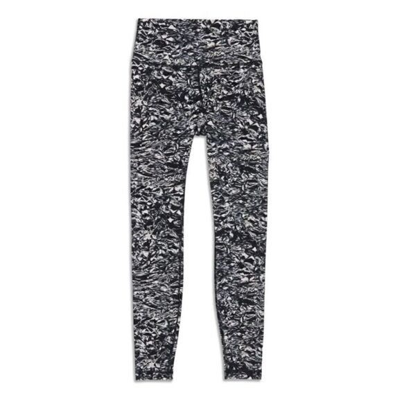 Lululemon Wunder Under Hi-Rise 7/8 Tight 25" Liquid Platinum Alpine Whit… - Picture 2 of 6
